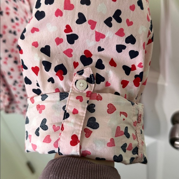 Tommy Hilfiger Heart Print Shirt Size XL - Picture 3 of 5